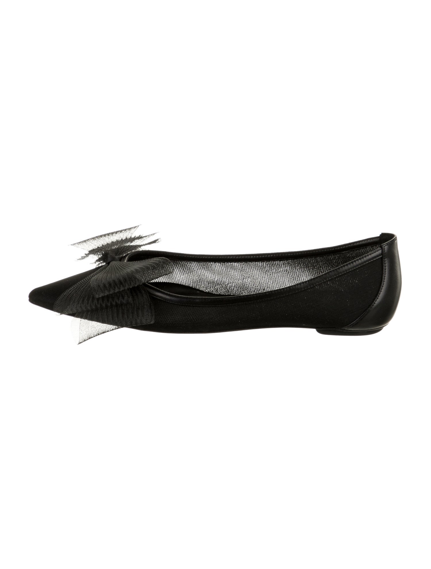 Stuart Weitzman Mesh Accents Ballet Flats