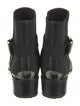 Stuart Weitzman Leather Moto Boots