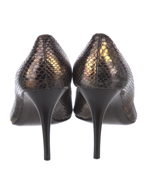 Stuart Weitzman Leather Animal Print Pumps