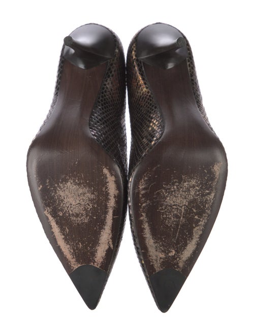 Stuart Weitzman Leather Animal Print Pumps