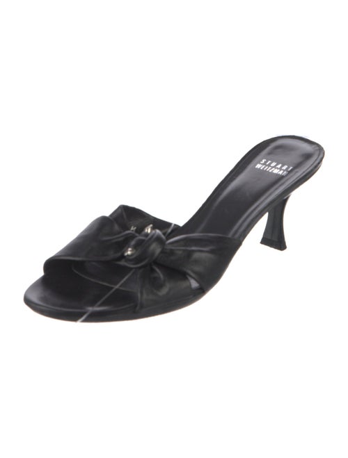 Stuart Weitzman Leather Slides