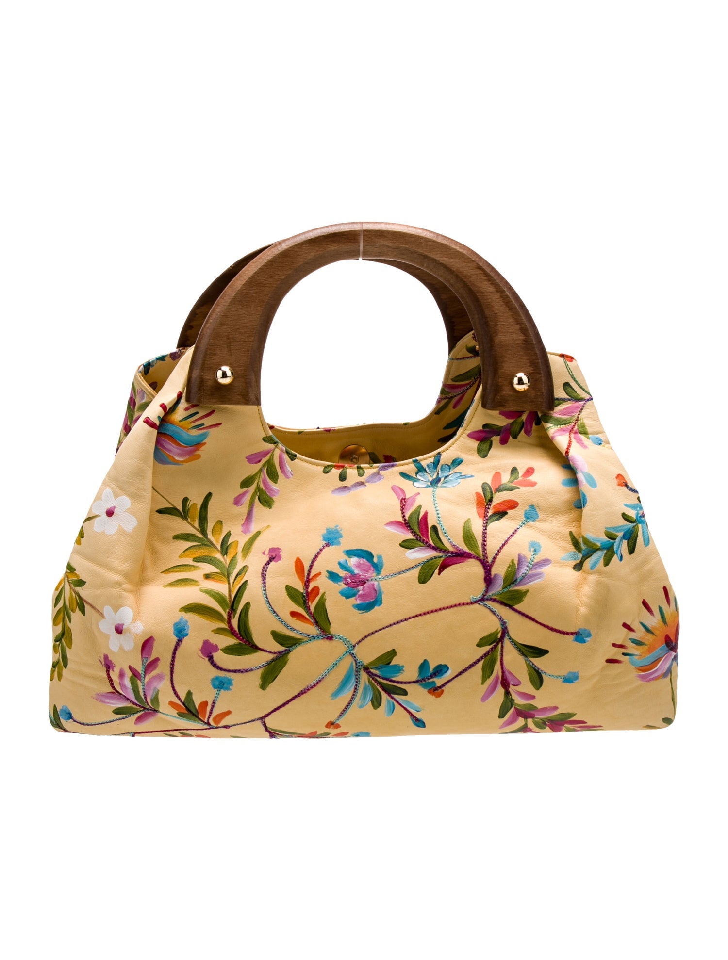 Stuart Weitzman Leather Top Handle Bag