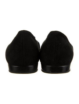 Stuart Weitzman Suede D'Orsay Flats