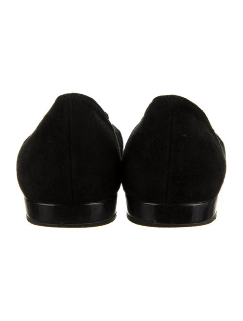 Stuart Weitzman Suede D'Orsay Flats