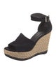 Stuart Weitzman Canvas Braided Accents Espadrilles
