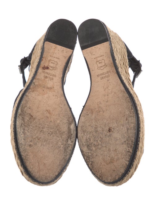 Stuart Weitzman Canvas Braided Accents Espadrilles