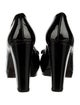 Stuart Weitzman Patent Leather Bow Accents Pumps
