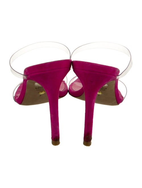 Stuart Weitzman Suede Slides