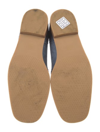 Stuart Weitzman Suede Tassel Accents Loafers