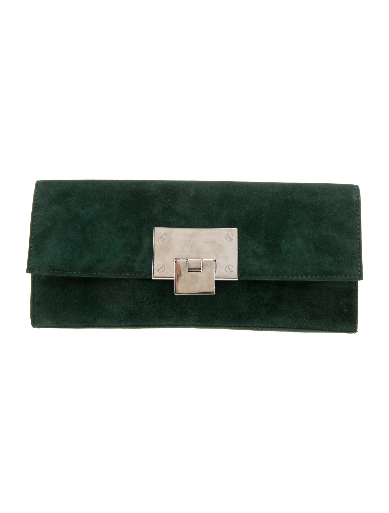 Stuart Weitzman Suede Clutch