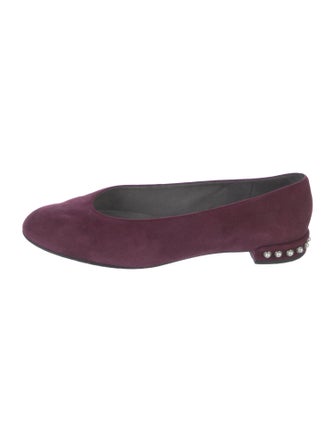 Stuart Weitzman Suede Flats