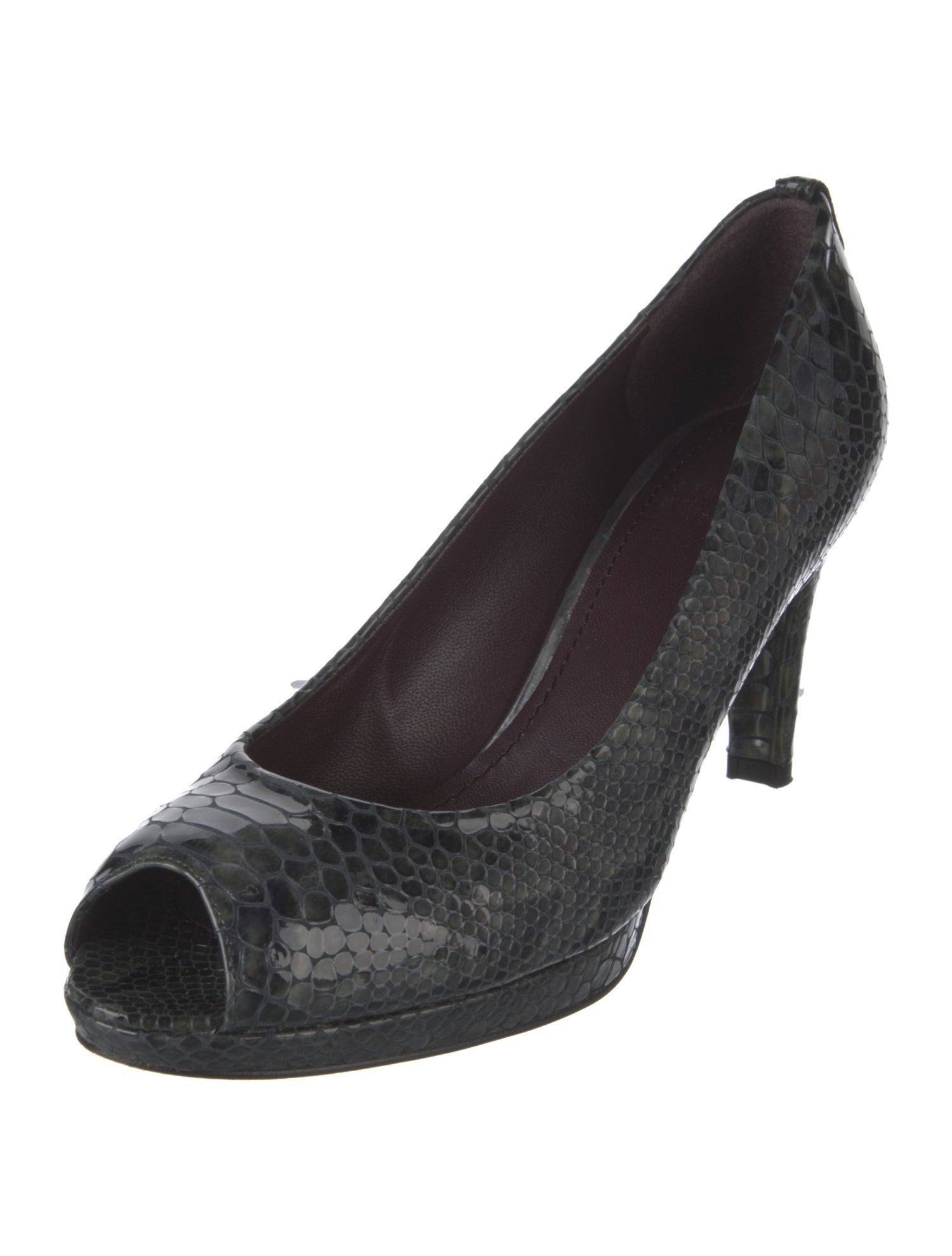 Stuart Weitzman Embossed Leather Espadrilles