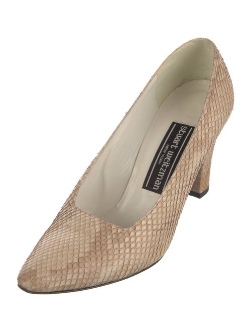 Stuart Weitzman Snakeskin Animal Print Pumps