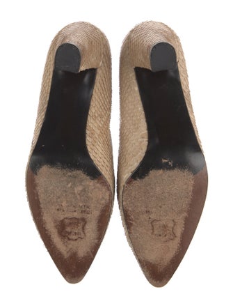 Stuart Weitzman Snakeskin Animal Print Pumps