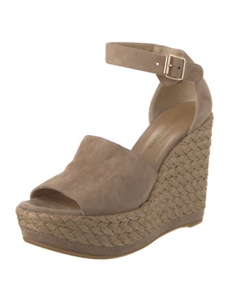Stuart Weitzman Suede Espadrilles