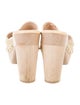 Stuart Weitzman Suede Studded Accents Slides