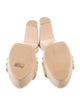 Stuart Weitzman Suede Studded Accents Slides
