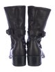 Stuart Weitzman Leather Moto Boots