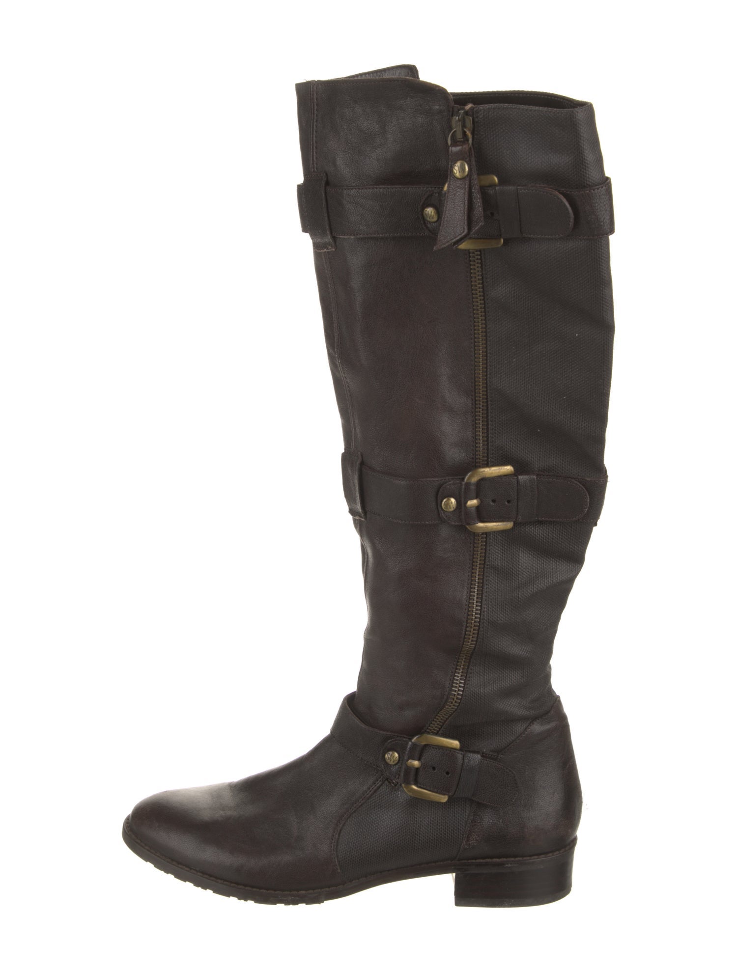 Stuart Weitzman Leather Riding Boots