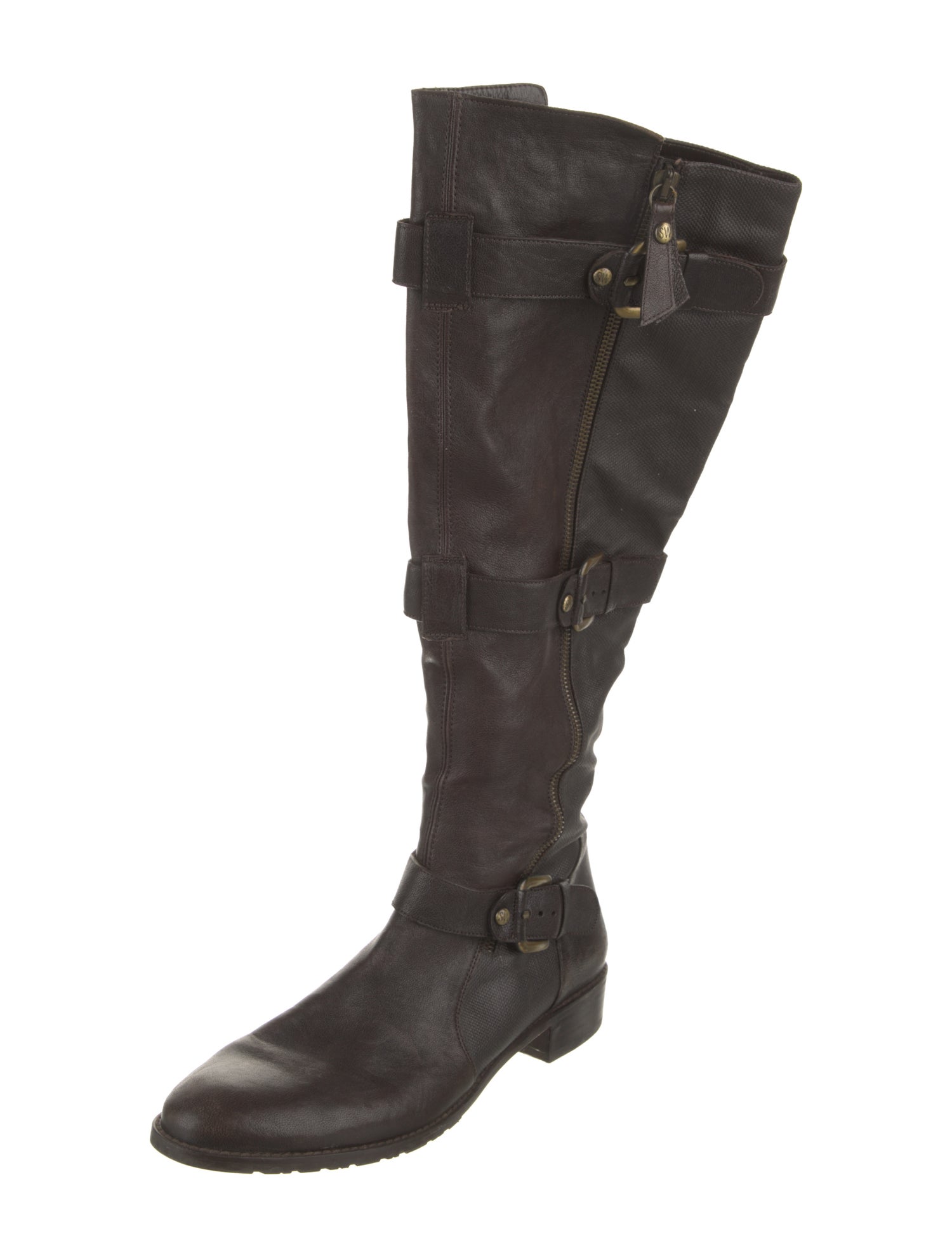 Stuart Weitzman Leather Riding Boots
