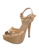 Stuart Weitzman Patent Leather Sandals