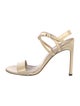 Stuart Weitzman Patent Leather Slingback Sandals