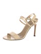 Stuart Weitzman Patent Leather Slingback Sandals