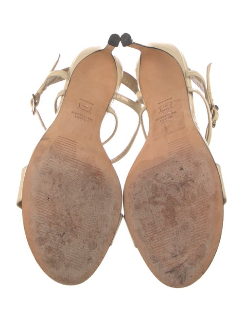 Stuart Weitzman Patent Leather Slingback Sandals