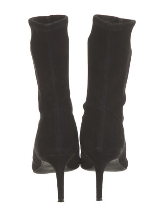 Stuart Weitzman Suede Sock Boots