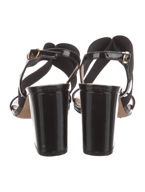 Stuart Weitzman Patent Leather Slingback Sandals
