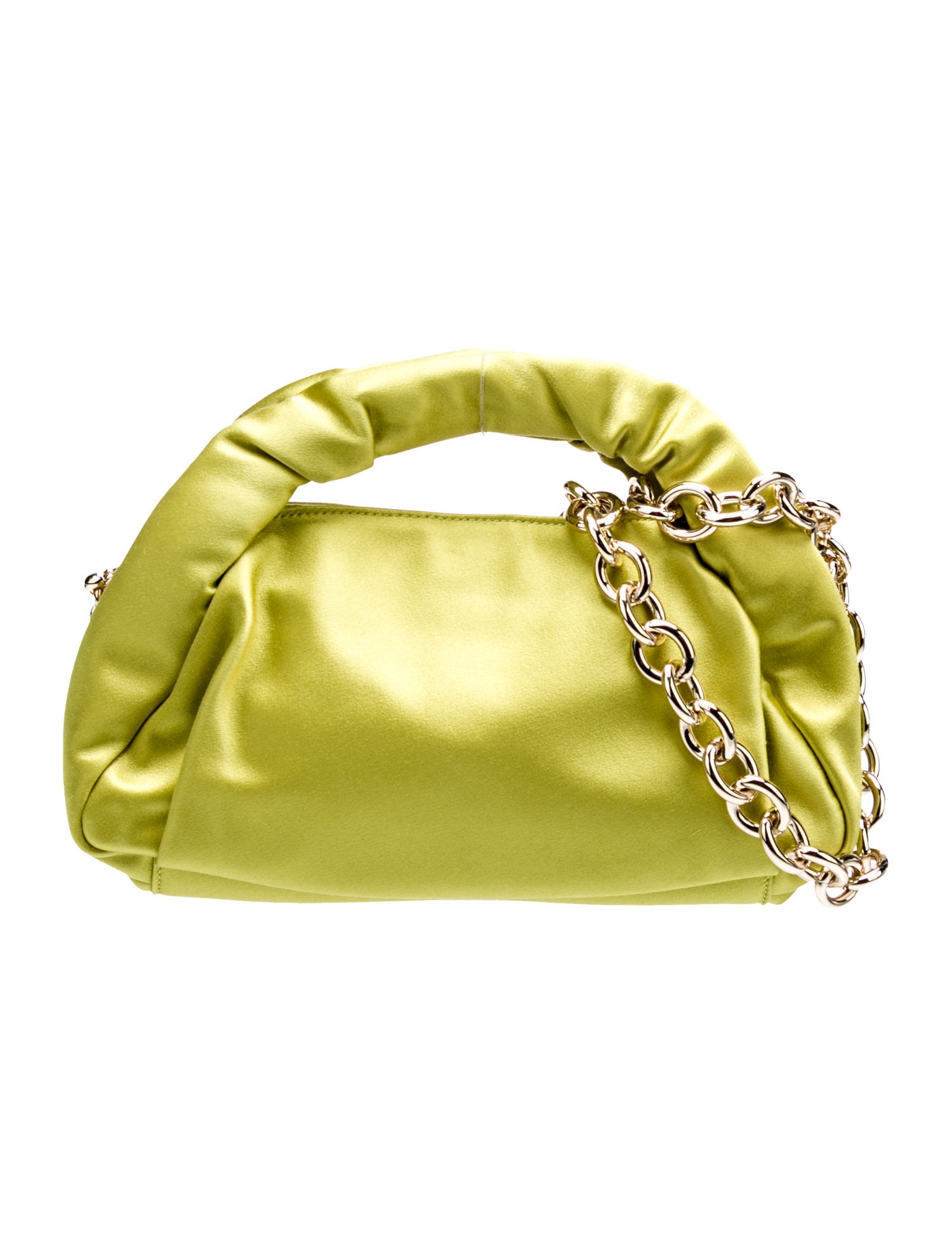 Stuart Weitzman Satin Top Handle Bag