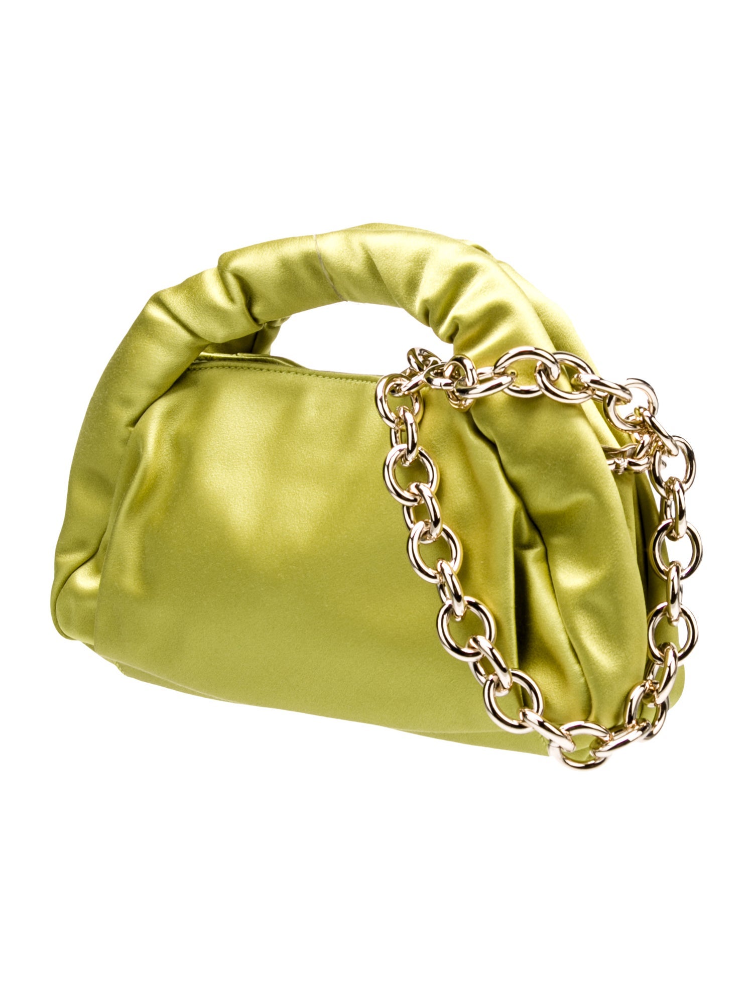 Stuart Weitzman Satin Top Handle Bag