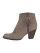 Stuart Weitzman Suede Tassel Accents Boots