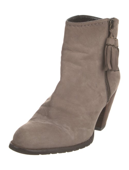 Stuart Weitzman Suede Tassel Accents Boots