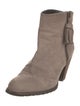 Stuart Weitzman Suede Tassel Accents Boots