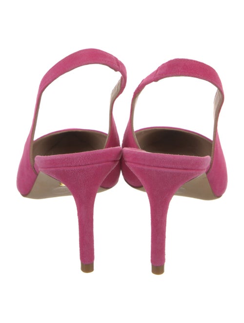 Stuart Weitzman Suede Slingback Pumps