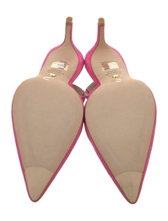 Stuart Weitzman Suede Slingback Pumps