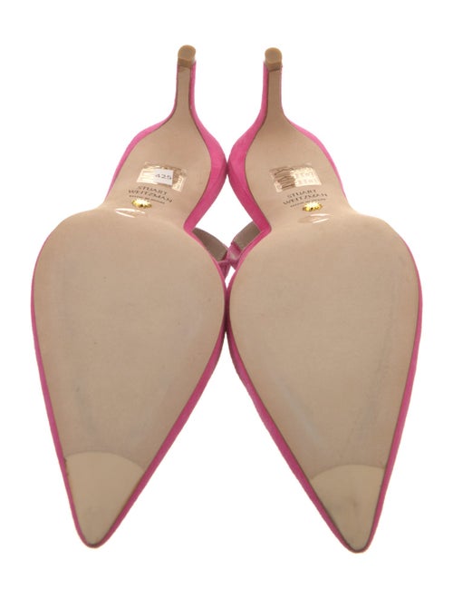 Stuart Weitzman Suede Slingback Pumps