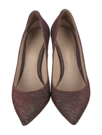 Stuart Weitzman Glitter Glitter Accents Pumps