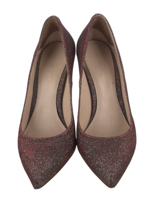 Stuart Weitzman Glitter Glitter Accents Pumps