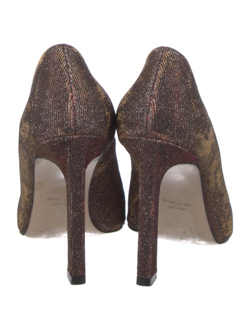 Stuart Weitzman Glitter Glitter Accents Pumps
