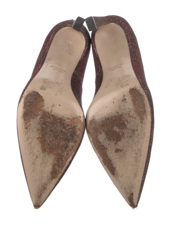 Stuart Weitzman Glitter Glitter Accents Pumps