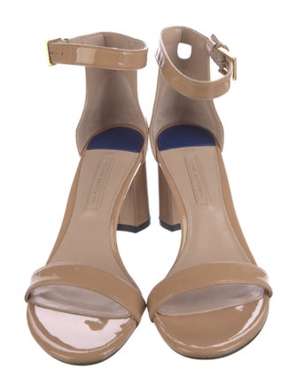 Stuart Weitzman Patent Leather Sandals