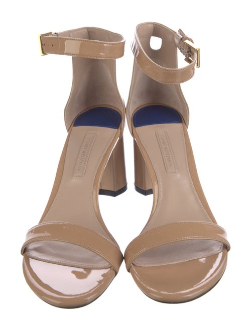 Stuart Weitzman Patent Leather Sandals