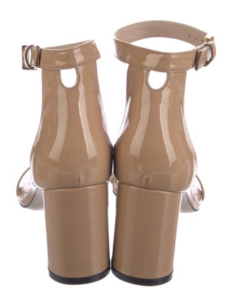 Stuart Weitzman Patent Leather Sandals