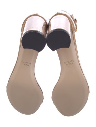 Stuart Weitzman Patent Leather Sandals