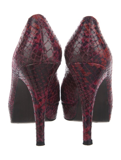 Stuart Weitzman Snakeskin Animal Print Pumps