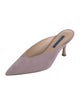 Stuart Weitzman Suede Mules