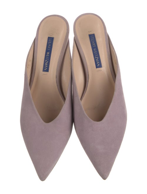 Stuart Weitzman Suede Mules