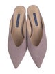 Stuart Weitzman Suede Mules